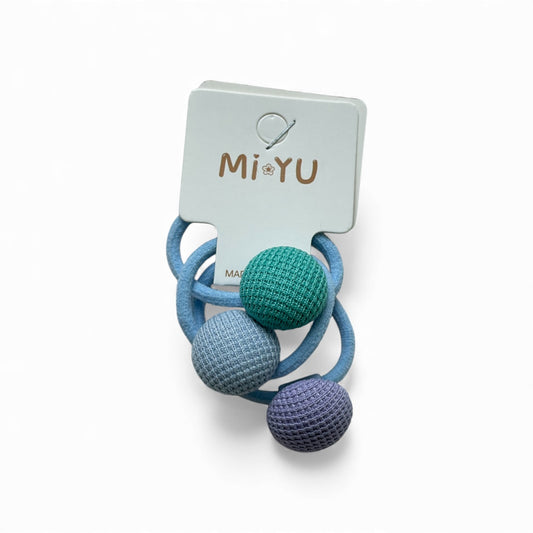 Blue Bubble Hair Tie