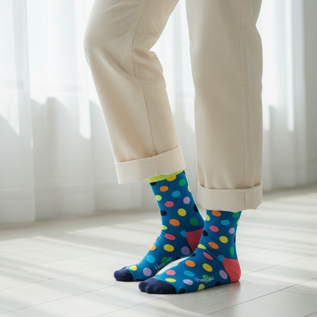 Color Pop Dot Socks