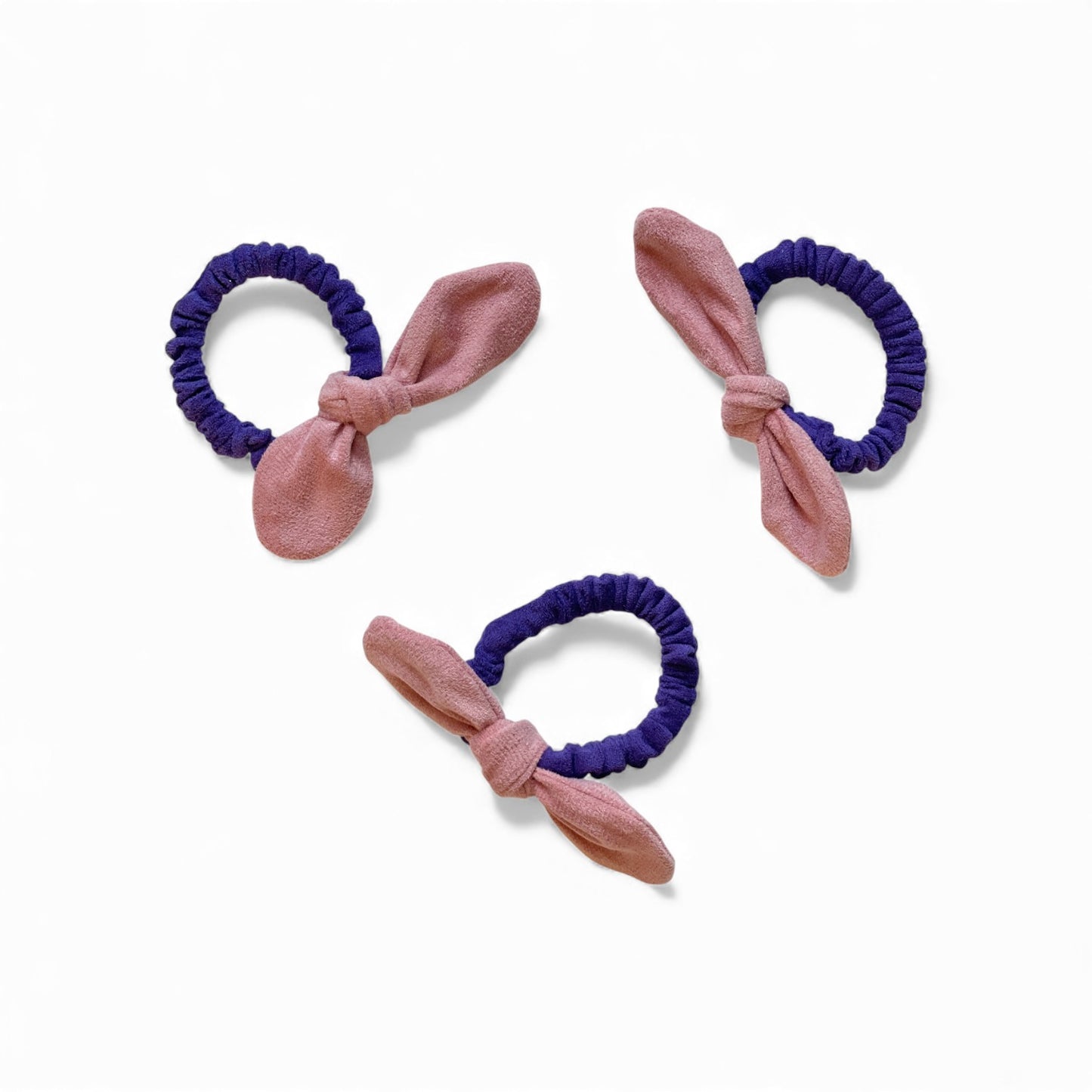 Pink Bunny Bow Hair Tie