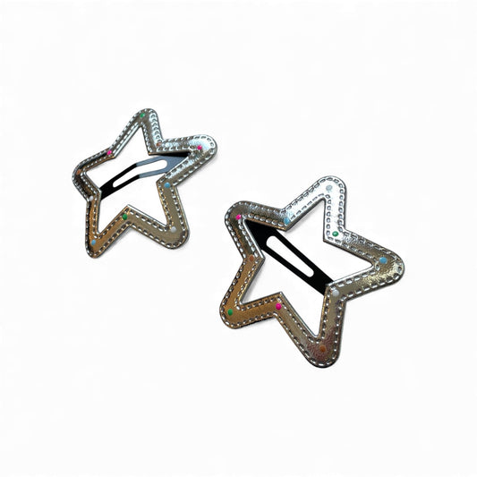 Star Sparkle Clip Set