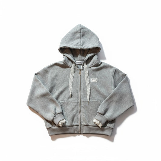 Driftwood Relaxed Zip Hoodie