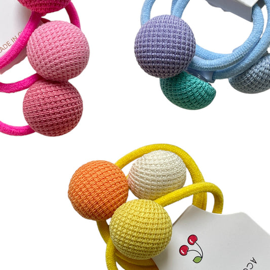 Blue Bubble Hair Tie