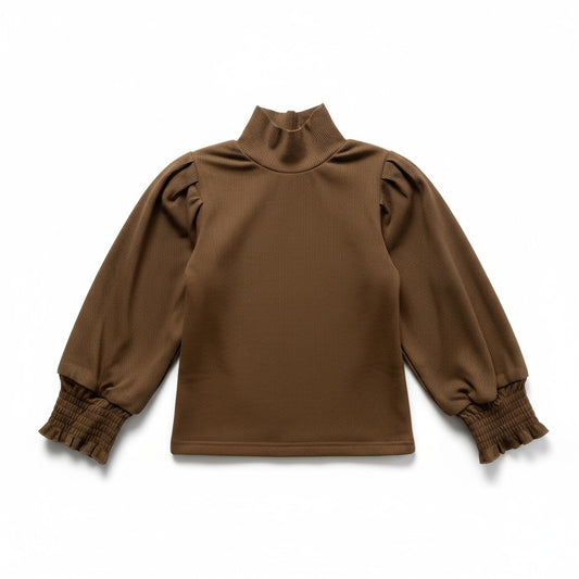 Chestnut Fireside Fleece Top