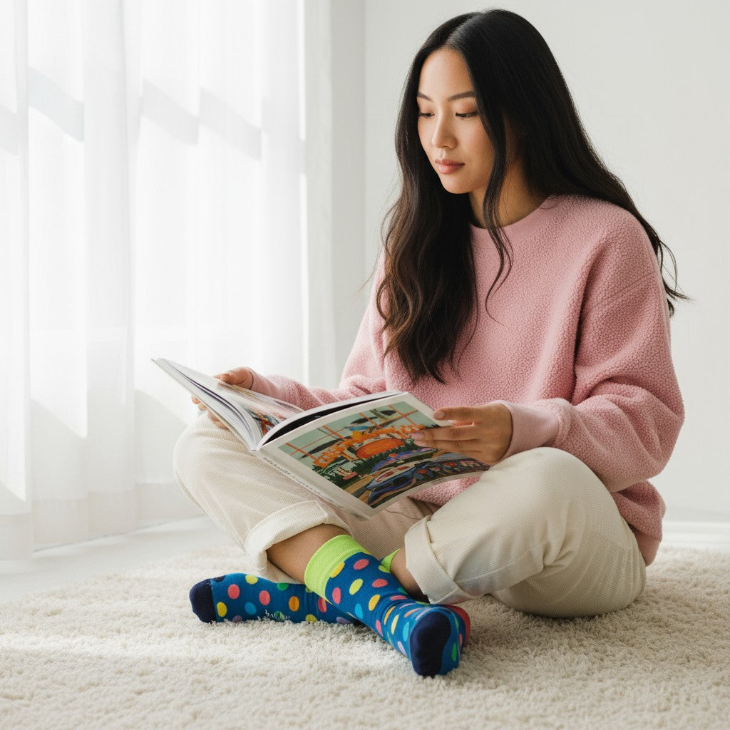 Color Pop Dot Socks