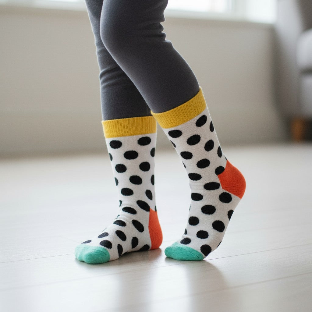 Kids Bold Dot Socks