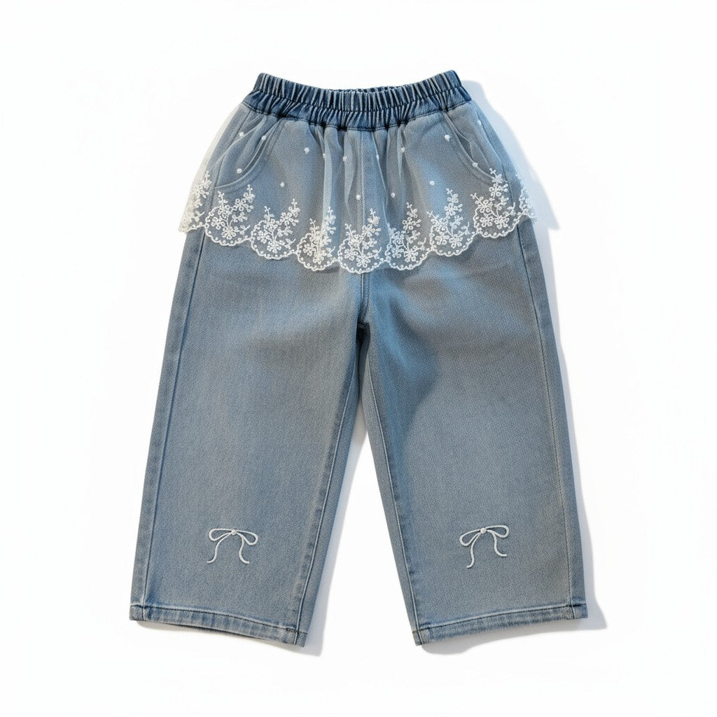 Starpetal Lace Jeans