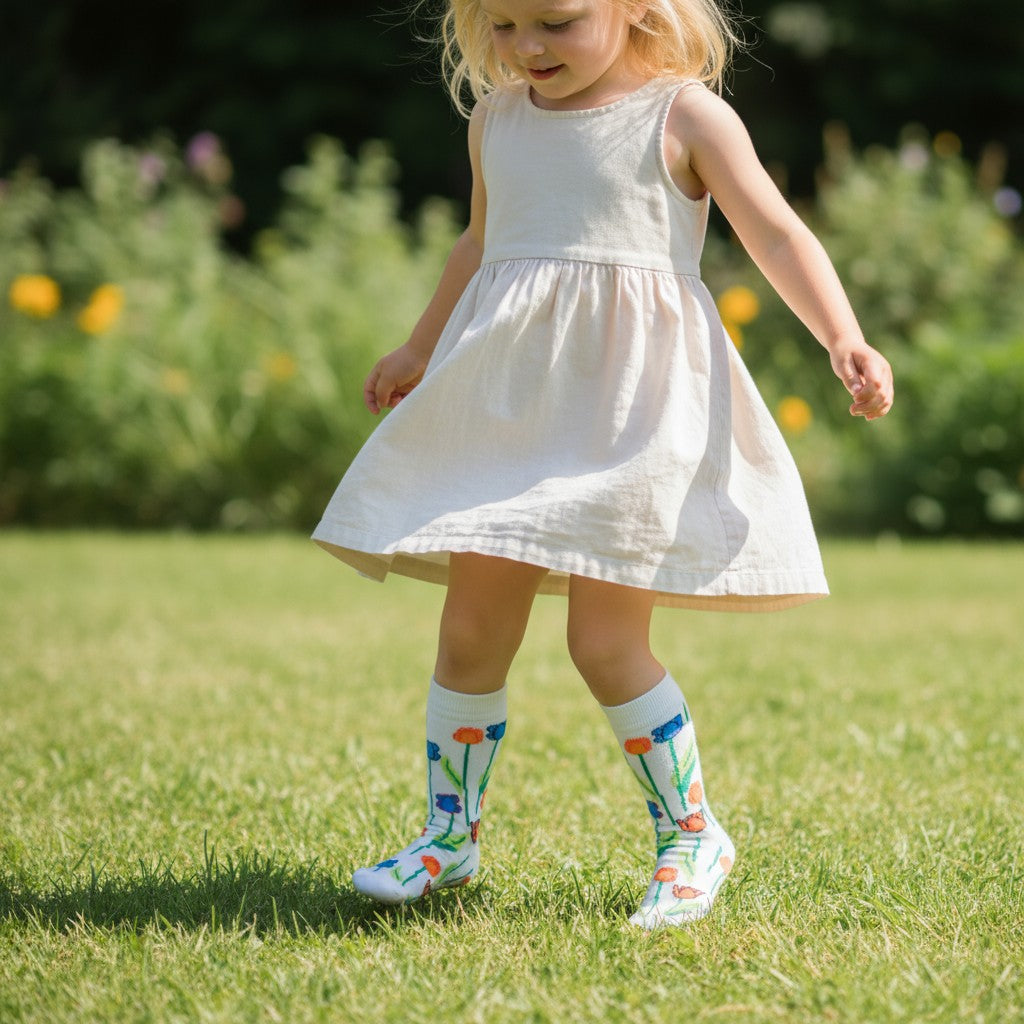 Kids Tulip Bloom Socks