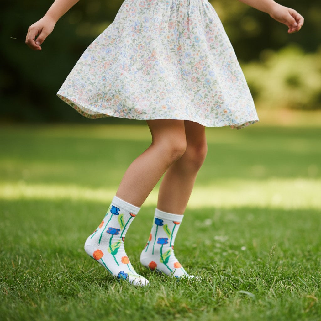 Kids Tulip Bloom Socks
