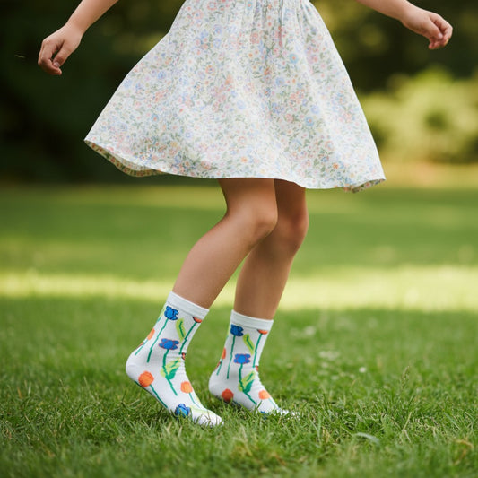 Kids Tulip Bloom Socks